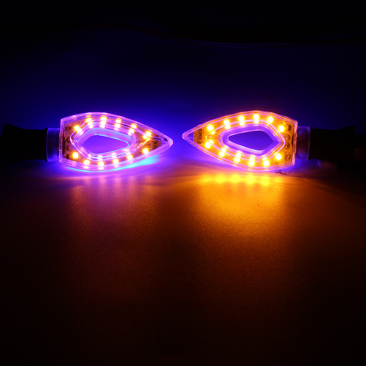 Pair-12V-Motorcycle-LED-Turn-Signal-Indicator-Lights-Strobe-Flash-Blinker-Amber-Blue-Lamp-Universal-1488337