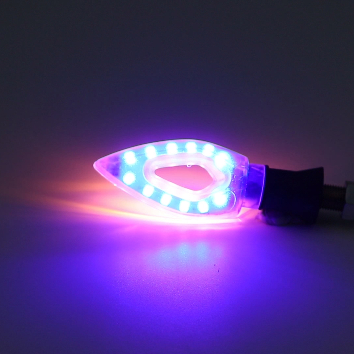 Pair-12V-Motorcycle-LED-Turn-Signal-Indicator-Lights-Strobe-Flash-Blinker-Amber-Blue-Lamp-Universal-1488337