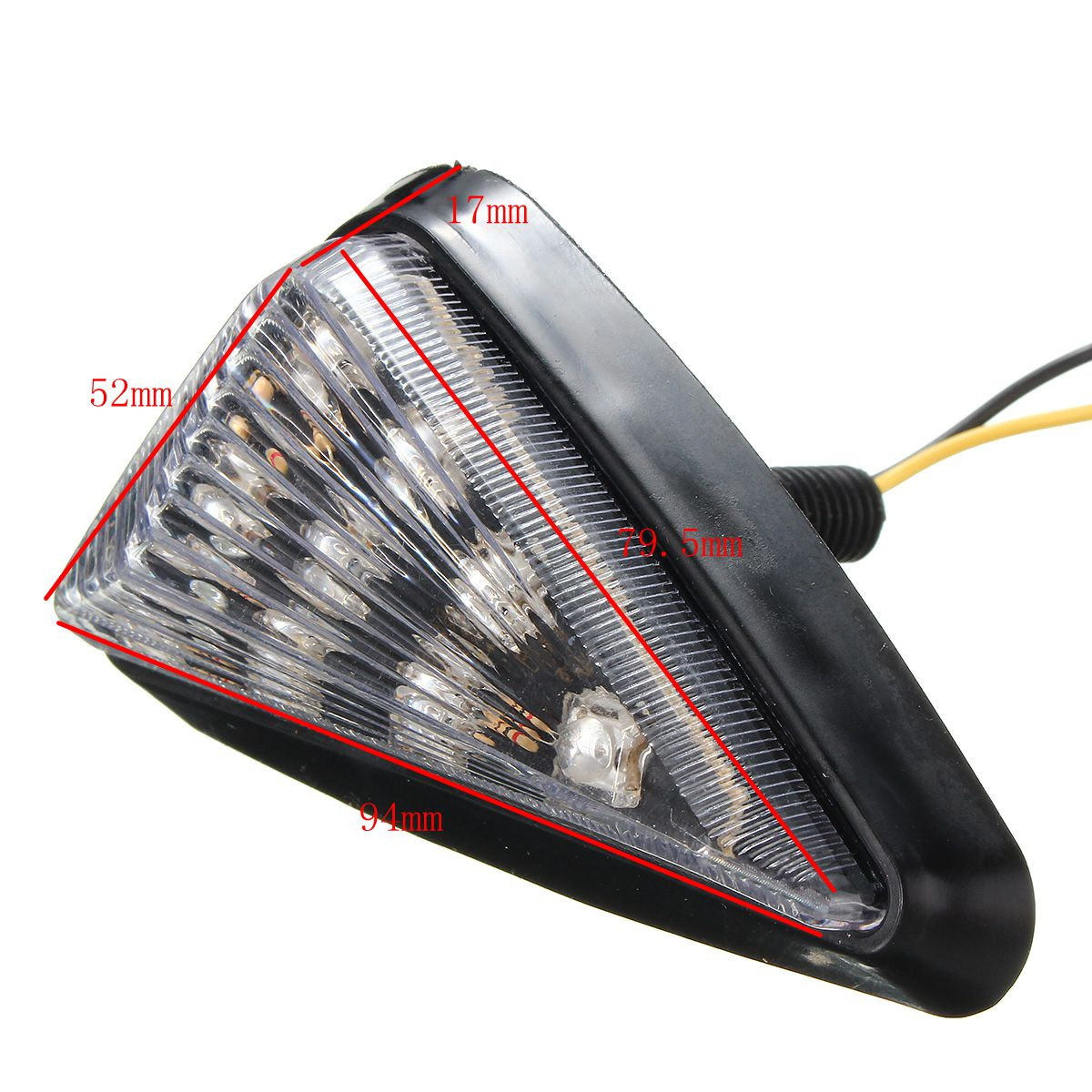 Pair-Motorcycle-11-LED-Turn-Signals-Lights-Indicators-Triangle-Abmer-1122283