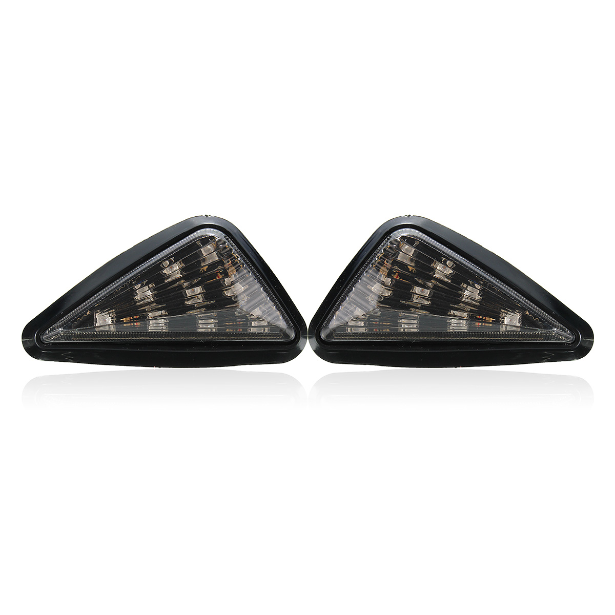 Pair-Motorcycle-11-LED-Turn-Signals-Lights-Indicators-Triangle-Abmer-1122283