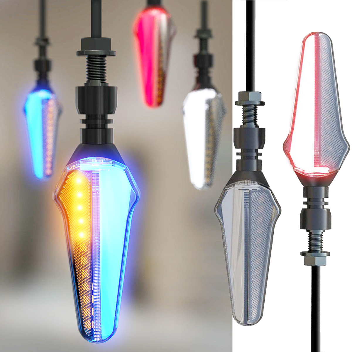 Pair-Motorcycle-Dynamic-LED-Turn-Signal-Indicator--Neon-Glow-EL-DRL-Stop-Lights-1636034
