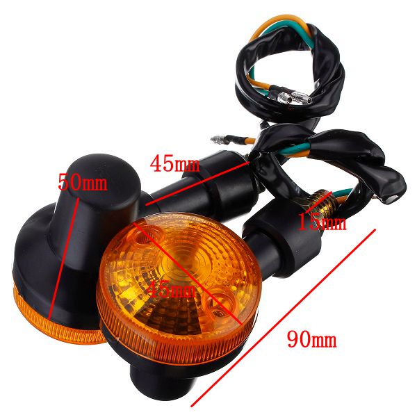 Pair-Motorcycle-Turn-Signal-Light-Amber-Indicator-Lamp-949779
