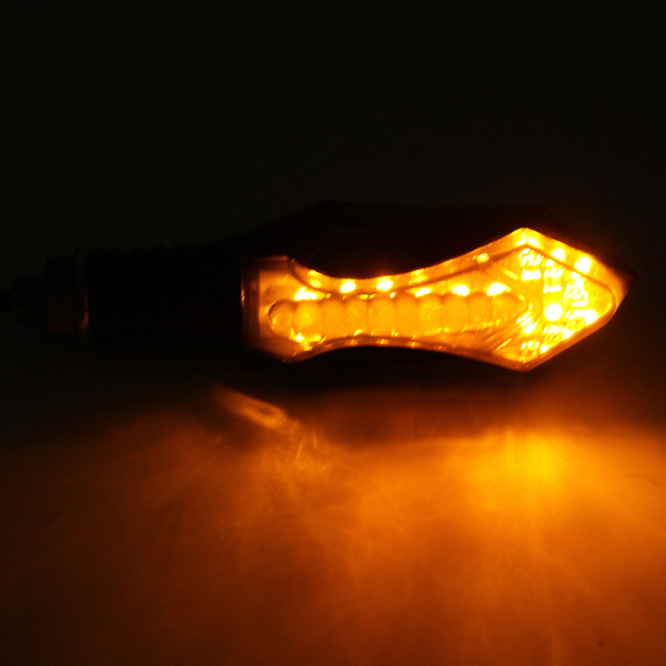 Pair-Of-12V-Motorcycle-LED-Turn-Signal-Blinker-Yellow-Light-8mm-Mounting-1224036