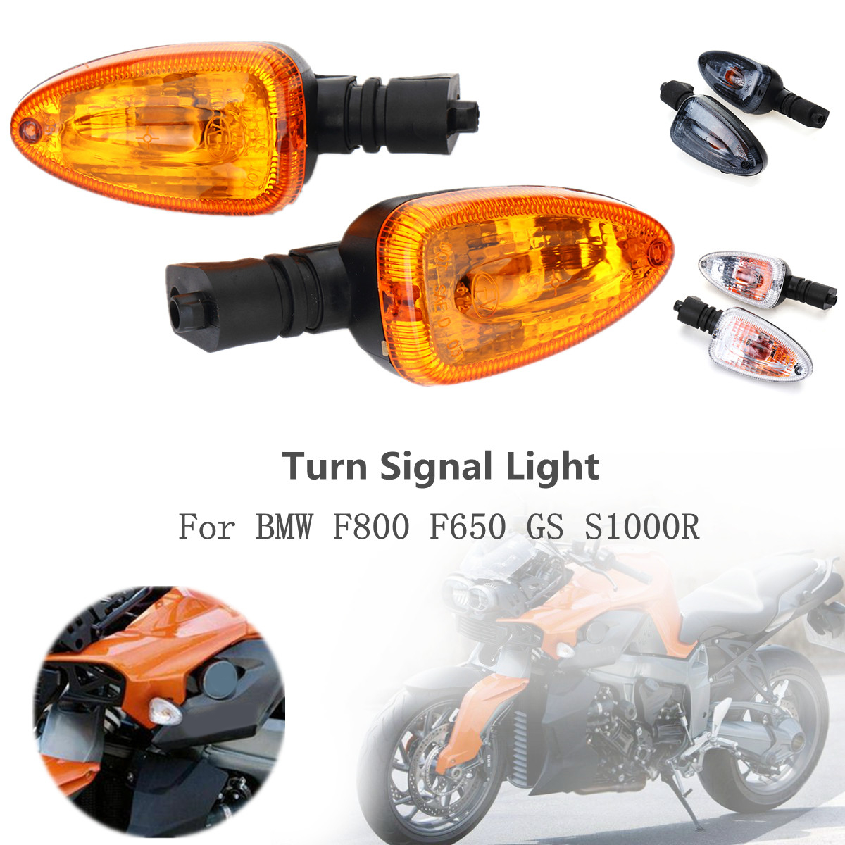 Pair-Turn-Lights-Signal--Blinker-Front-Rear-Indicator-For-BMW-F800-F650-GS-S1000R-1287040