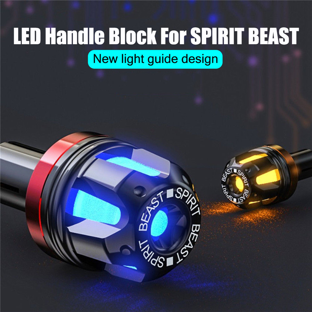 Spirit-Beast-Motorcycle-CNC-Turn-Signals-Light-For-Handle-Bar-End-Cover-Grip-Plug-Hand-Block-Cap-1369330