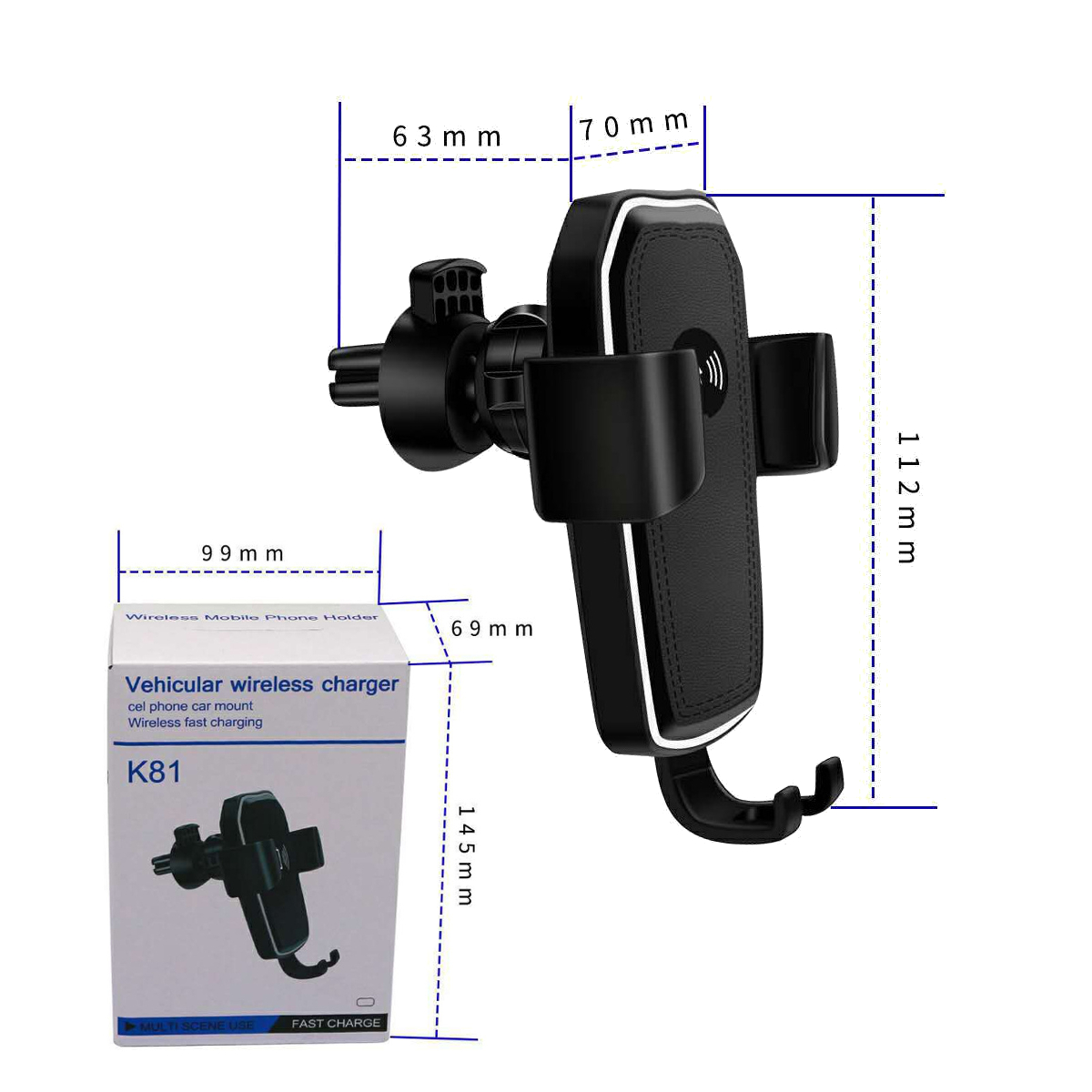 15W-Car-Air-Outlet-Qi-Wireless-Fast-Charger-360deg-Rotation-Charging-Bracket-High-Power-1624825