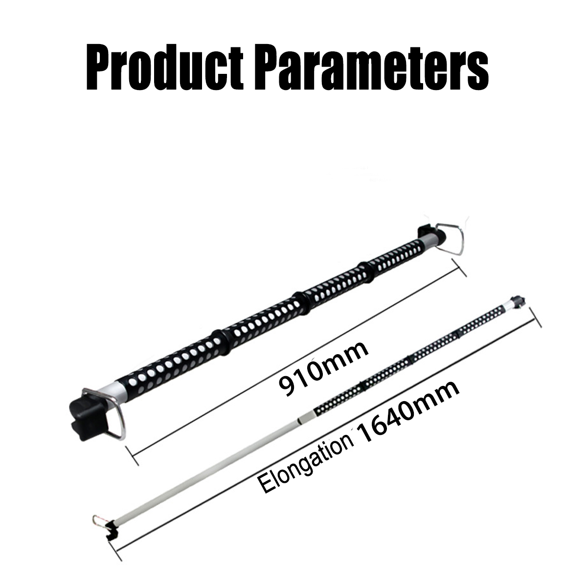 164m-Length-Expandable-Car-Cloth-Hanger-Clothing-Rod-Bar-Garment-Rack-Holder-1607881