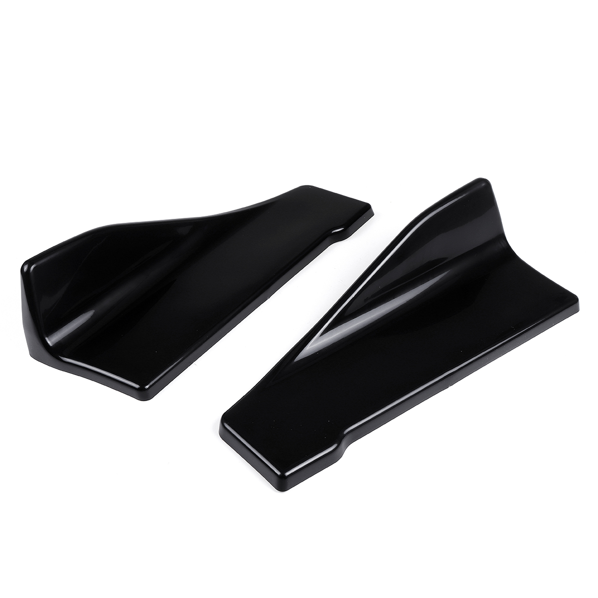 2Pcs-35CM-Black-Universal-Car-Side-Skirt-Rear-Bumper-Lip-Splitter-Winglet-Aprons-1542059