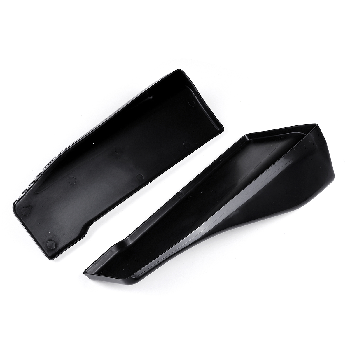 2Pcs-35CM-Black-Universal-Car-Side-Skirt-Rear-Bumper-Lip-Splitter-Winglet-Aprons-1542059