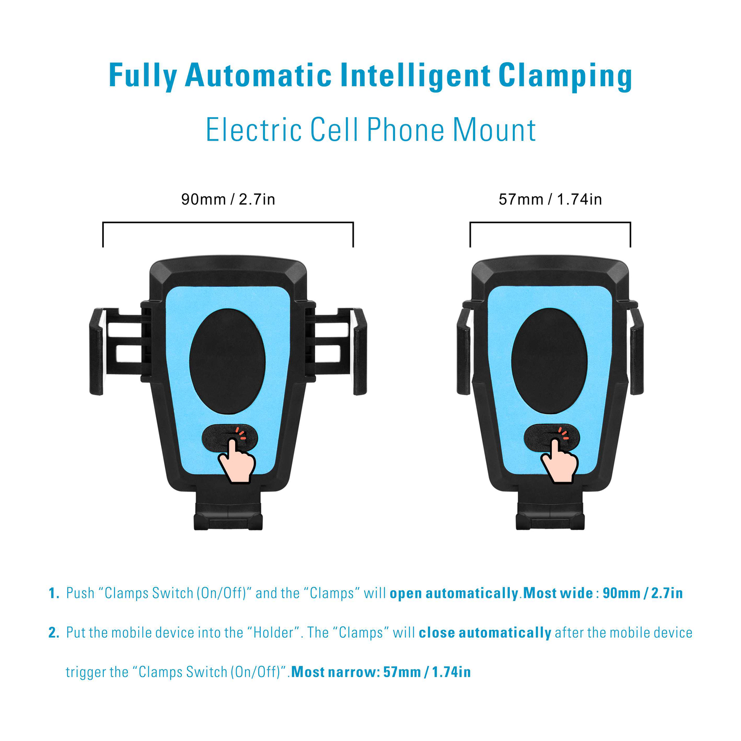 360-Degree-Rotation-Air-Vent-Automatic-Electric-Charger-Car-Phone-Holder-ABS-Stand-Mount-for-Iphone-1286999