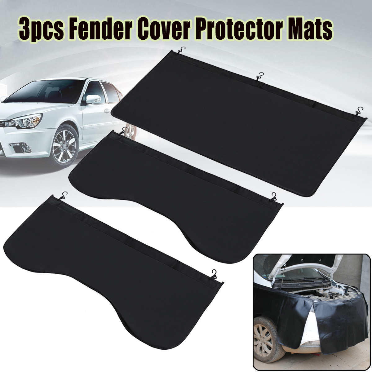 3PCS-Car-Automotive-Mechanic-Magnetic-Cover-Mat-Pad-132cm-X-64cm-1635980