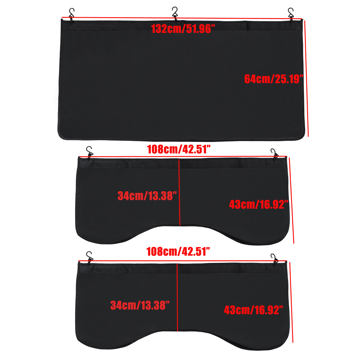 3PCS-Car-Automotive-Mechanic-Magnetic-Cover-Mat-Pad-132cm-X-64cm-1635980
