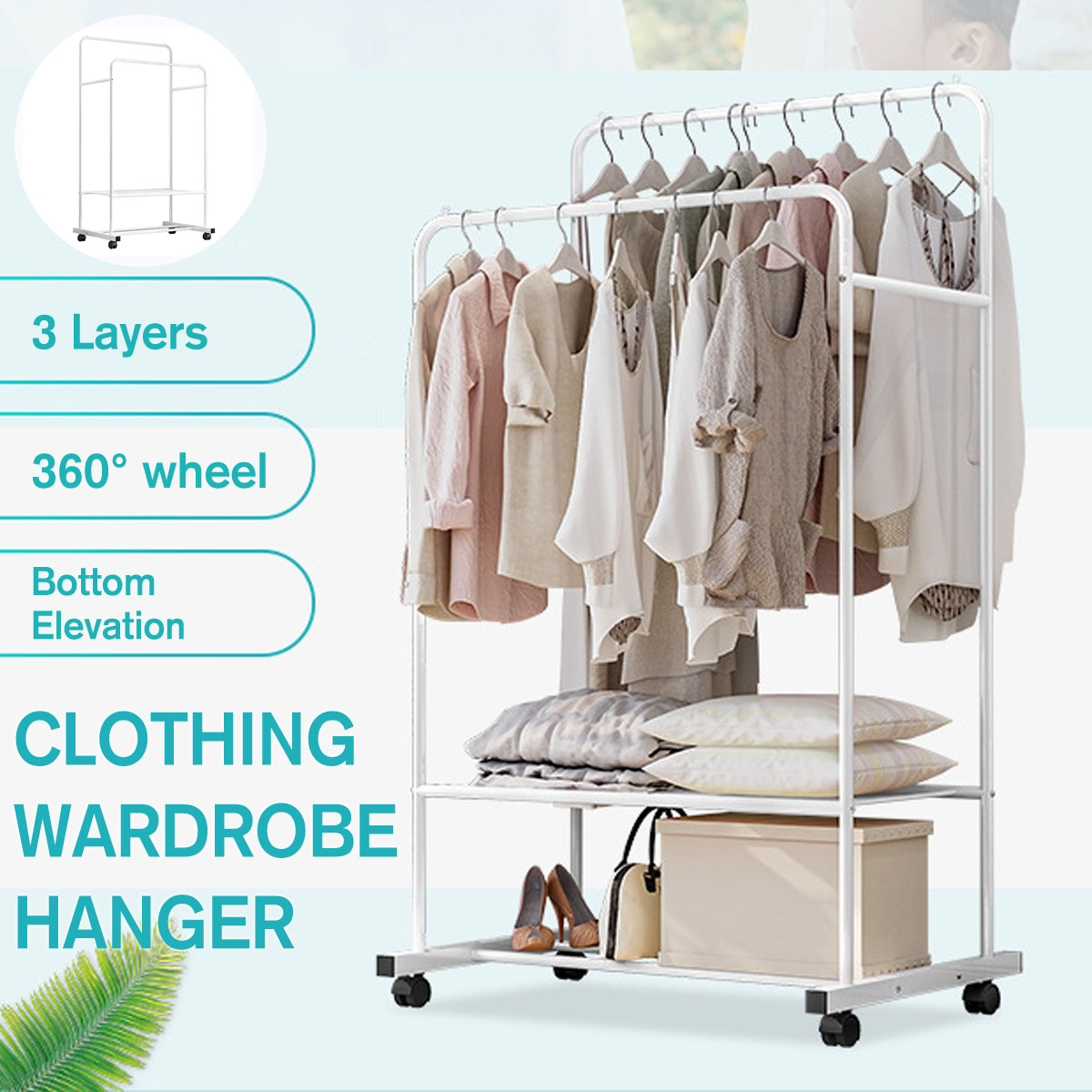 81X37X4CM-Floor-Cloth-Wardrobe-Hanger-Holder-Iron-Metal-Clothes-Organizer-1624761