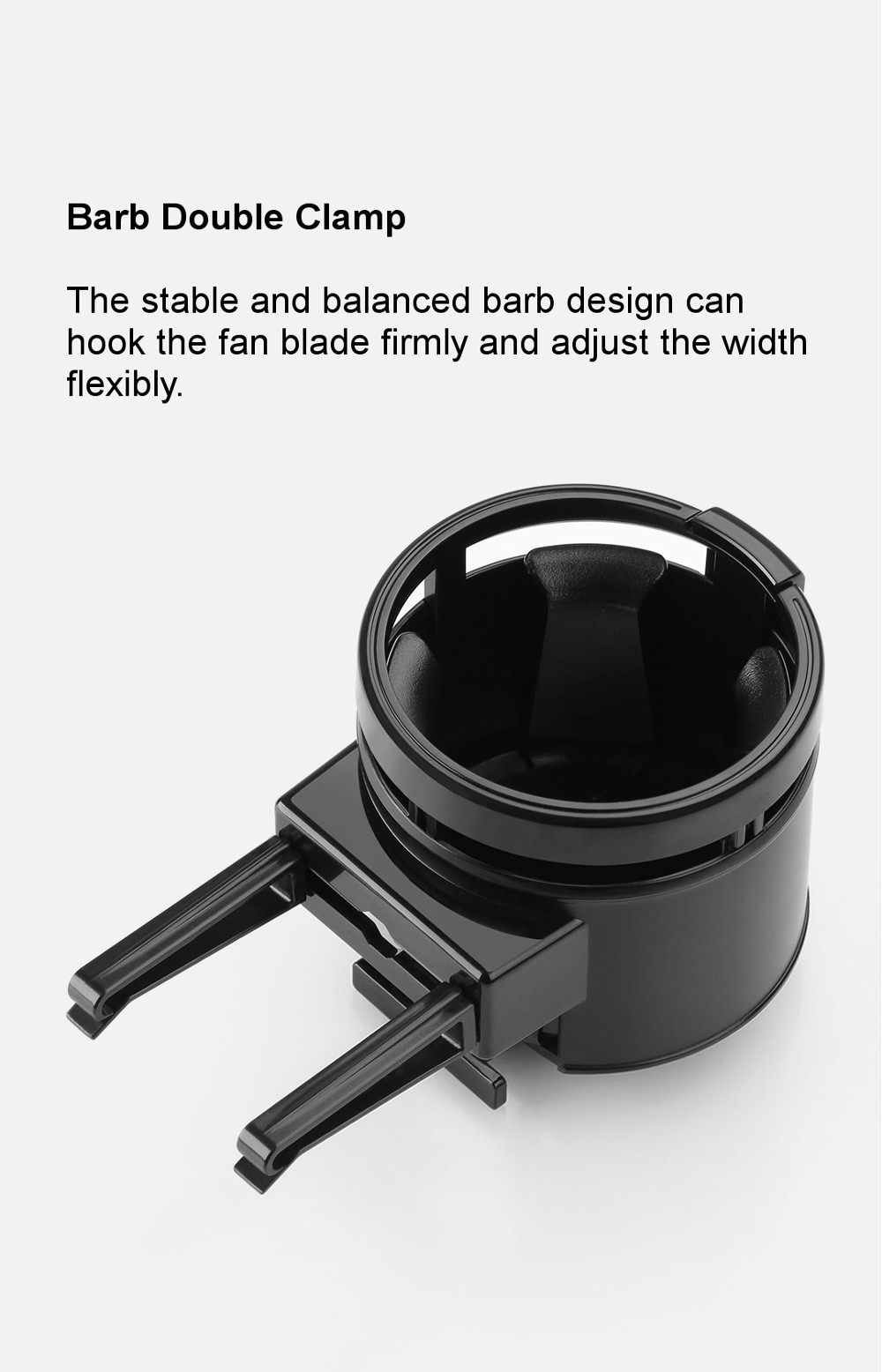 BOUNDS-Car-Air-Outlet-Drink-Holder-Mount-Black-for-Coffee--Water-Cups-Bottles-Snack-Cans-1714745