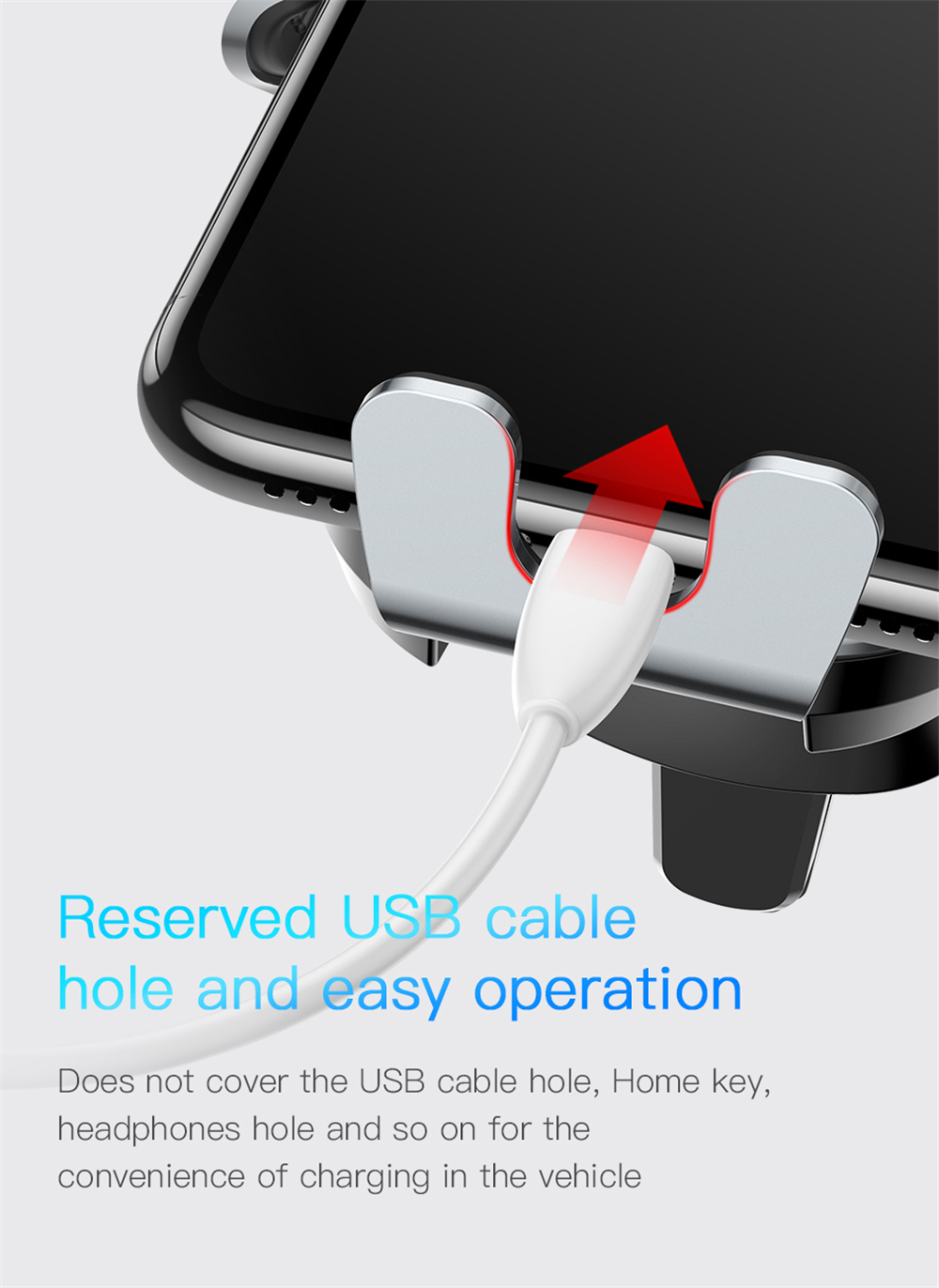 Baseus-Car-Phone-Holder-Intelligent-Sensing-for-iPhone-XS-Max-Gravity-Auto-Lock-Air-Vent-Mount-1371468