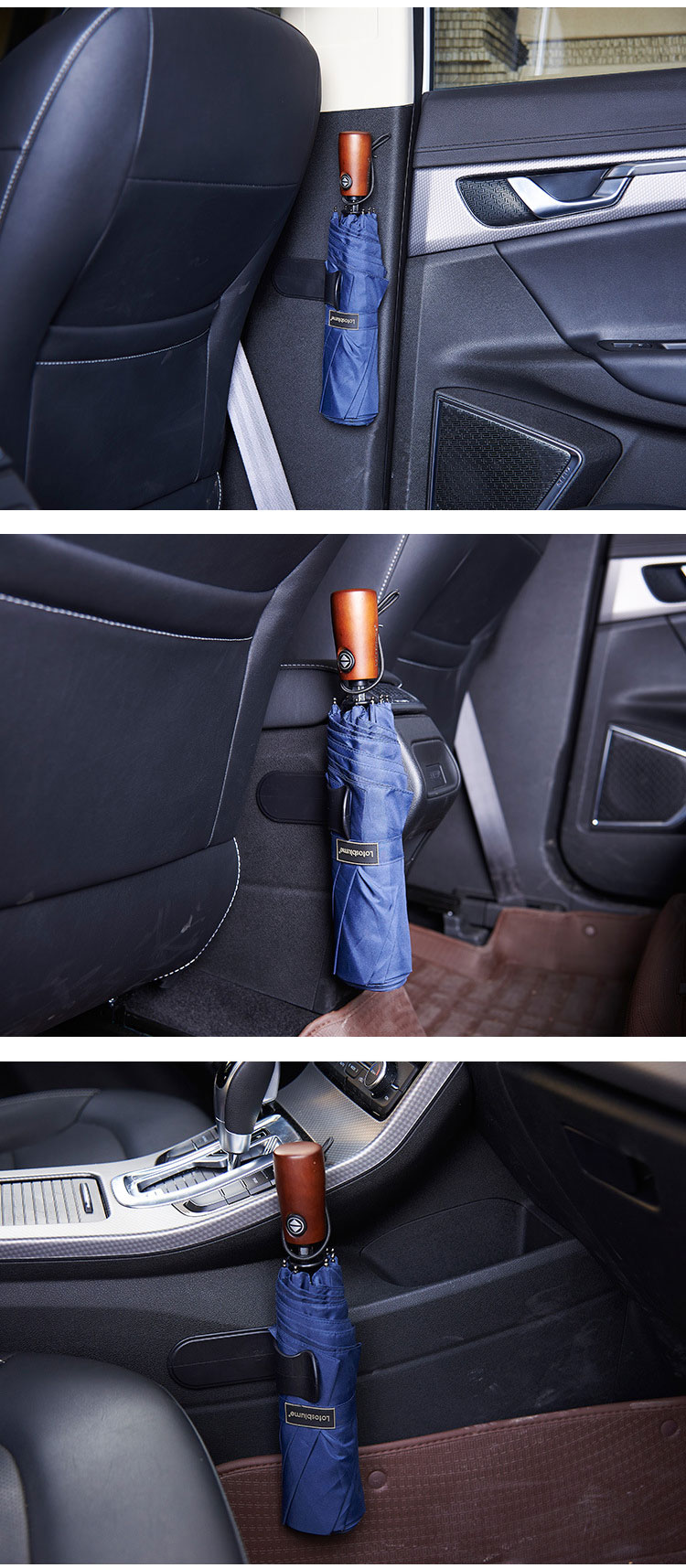 Black-Stick-Type-Car-Umbrella-Fixed-Holder-Multifunction-ABS-Goods-Hook-1286998