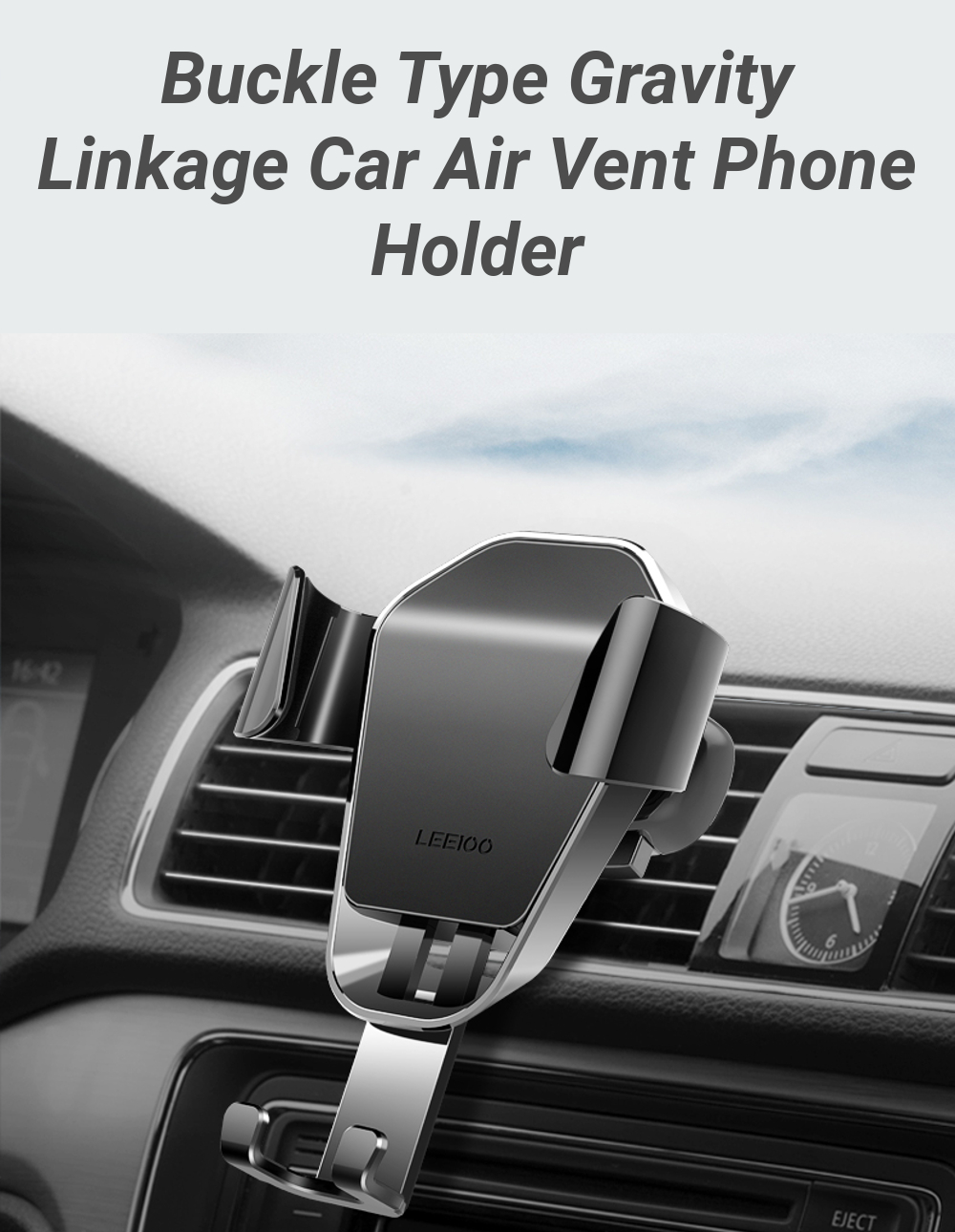 Buckle-Type-Gravity-Linkage-Car-Air-Vent-Phone-Holder-360deg-Rotation-Stand-Universal-for-Iphone-X-1327392