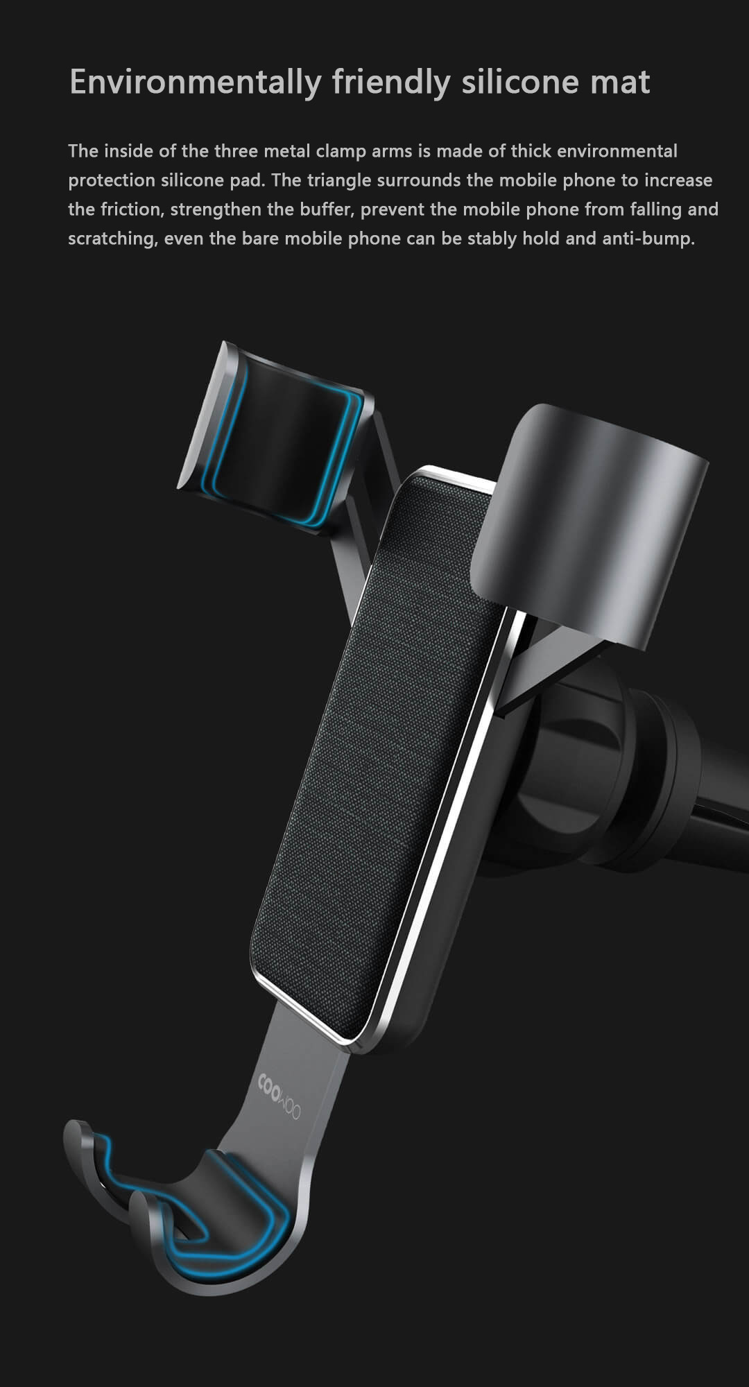 COOWOO-T200-360-Degree-Rotation-Gravity-Car-Phone-Holder-from-1503864