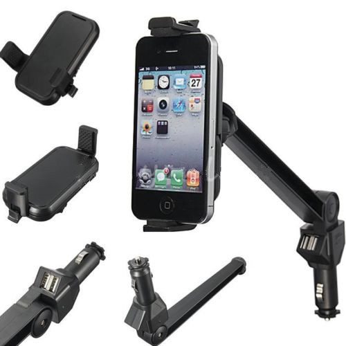 CORHART-Universal-Daul-USB-Port-Car-Charger-Clip-Phone-Holder-Mount-for-iPhone-Samsung-1171381