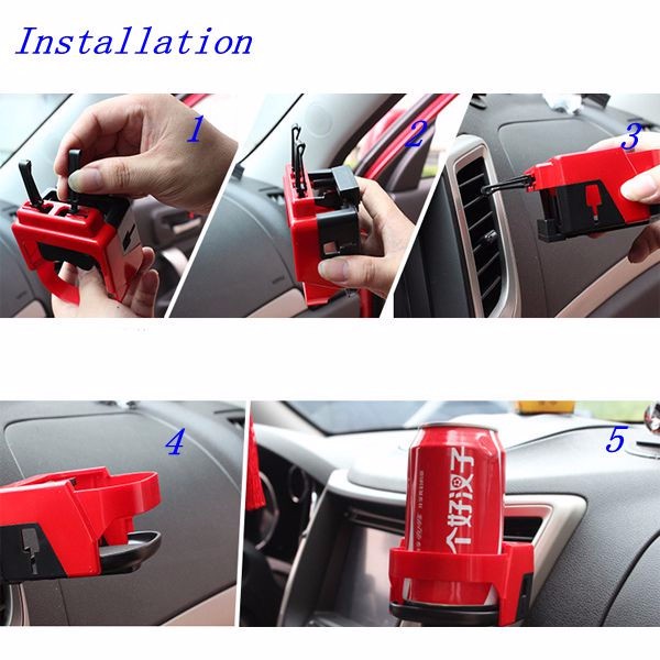 Car-Drink-Beverage-Outlet-Cup-Stand-Sliver-Blue-Red-Black-for-7CM-Cans-1021658