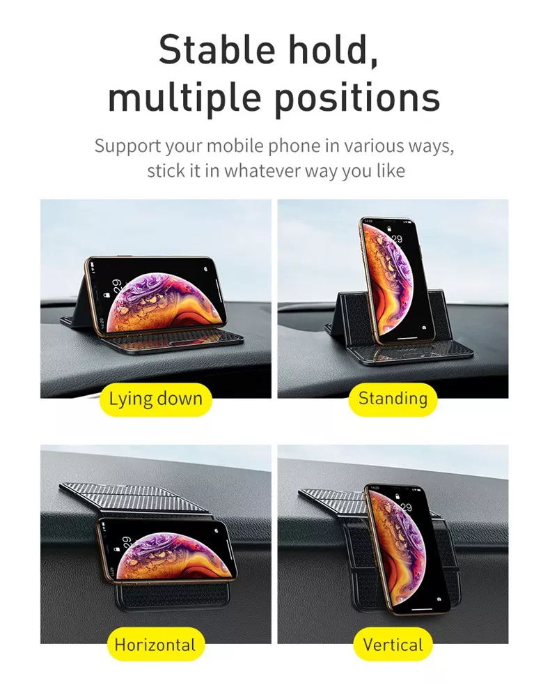Car-Folding-Non-slip-Mat-Monkey-Tape-Phone-Holder-Placement-Pad-1468050