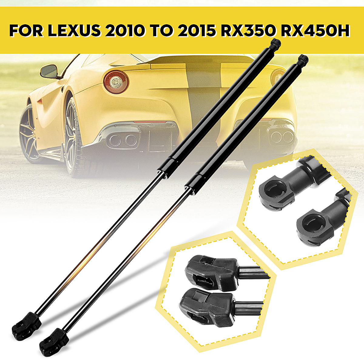Car-Lift-Supports-Shock-Depot-Front-Hood-Struts-For-Lexus-2010-To-2015-RX350-RX450h-1566529