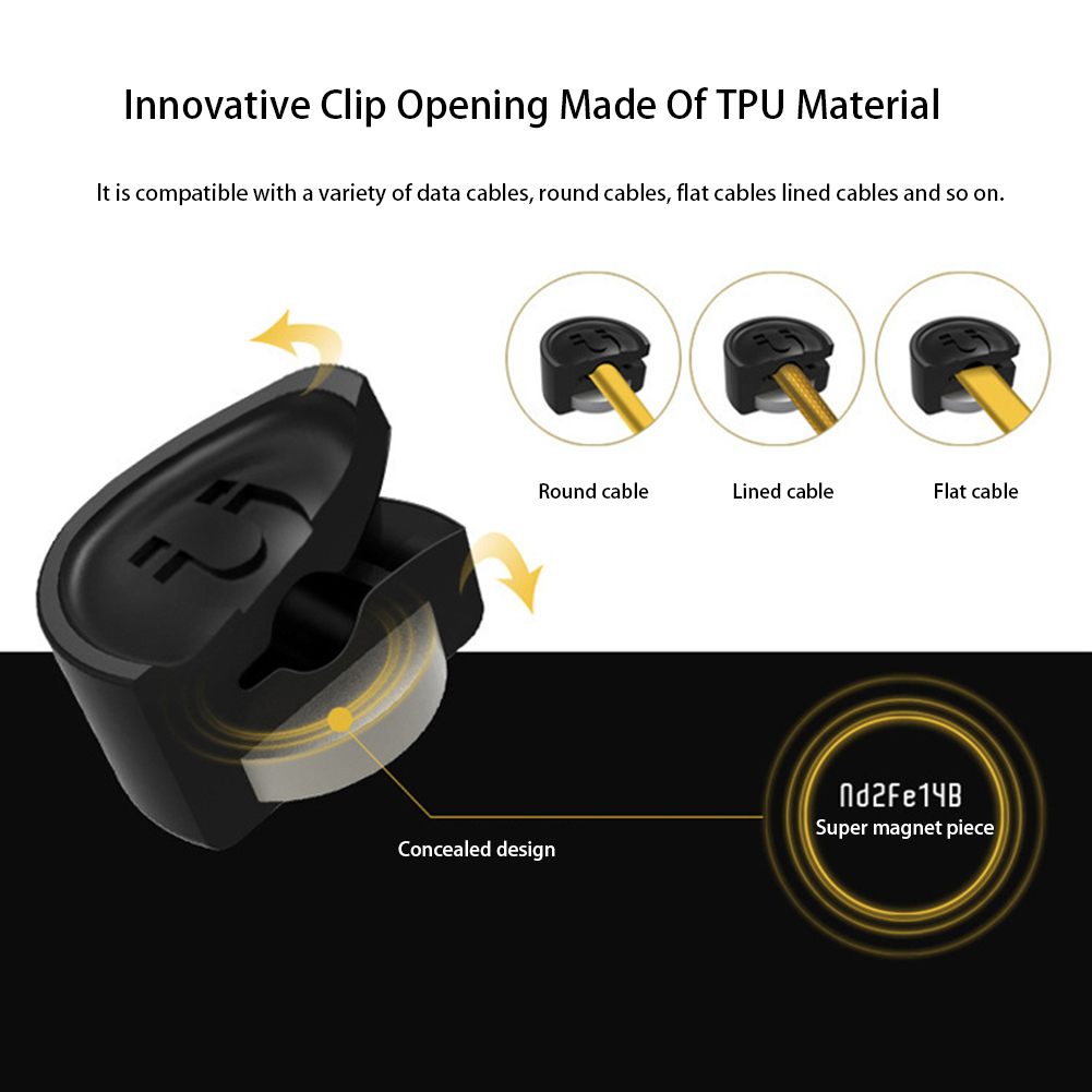 Car-Magnetic-USB-Wire-Fixed-Cable-Clip-Charging-Line-Holder-Storage-Management-for-iPhone-XS-1360761