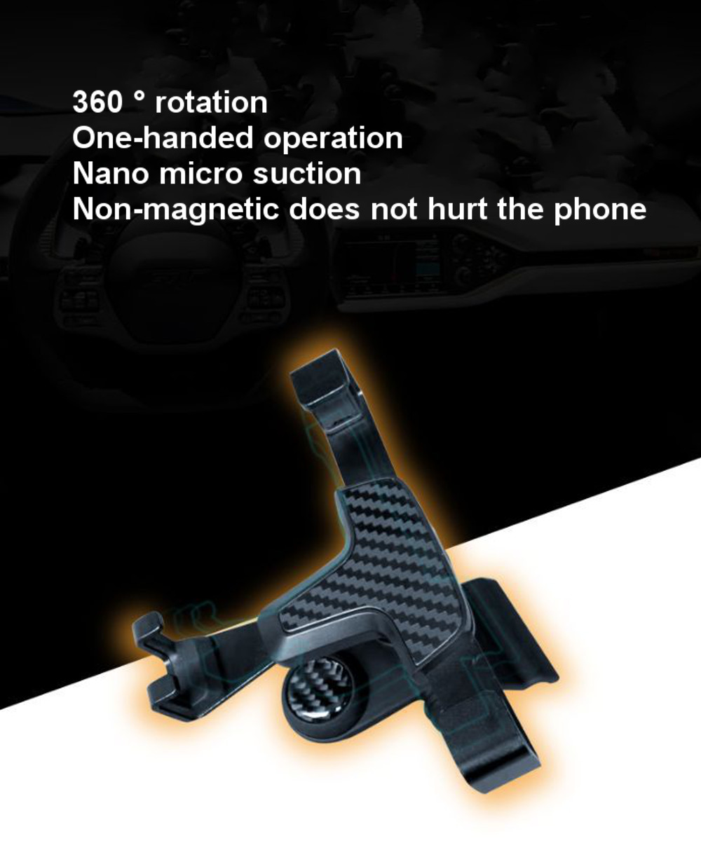 Car-Phone-Bracket-Gravity-Metal-Mount-Belt-Aroma-Air-Vent-Outlet-Stand-1626776