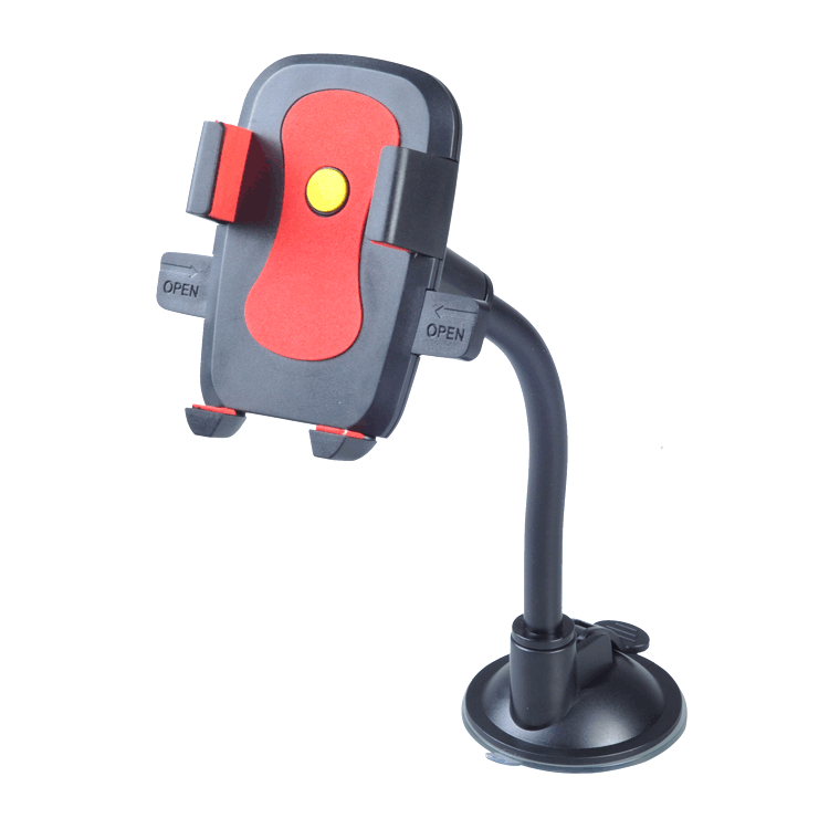 Car-Phone-Holder-Button-Lock-Clip-Long-Arm-Mount-Stand-Support-1137399