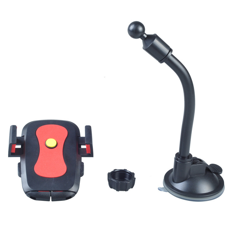 Car-Phone-Holder-Button-Lock-Clip-Long-Arm-Mount-Stand-Support-1137399