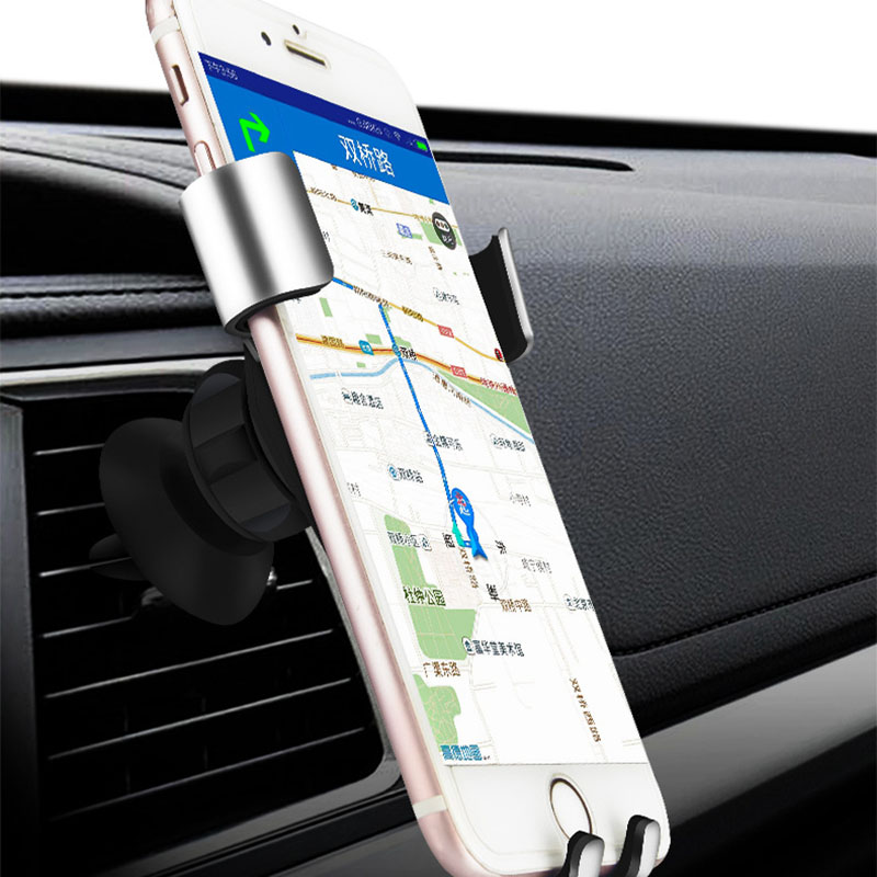 Car-Phone-Holder-Metal-Gravity-Induction-Air-Ooutlet-Bracket-Navigator-Universal-1682430