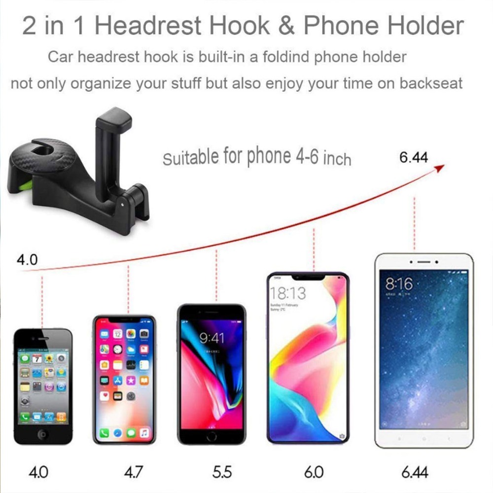 Car-Seat-Back-Headrest-Phone-Holder-ABS-Storage-Hanger-Hook-Bag-Cloth-Holder-Organizer-Universal-1362469