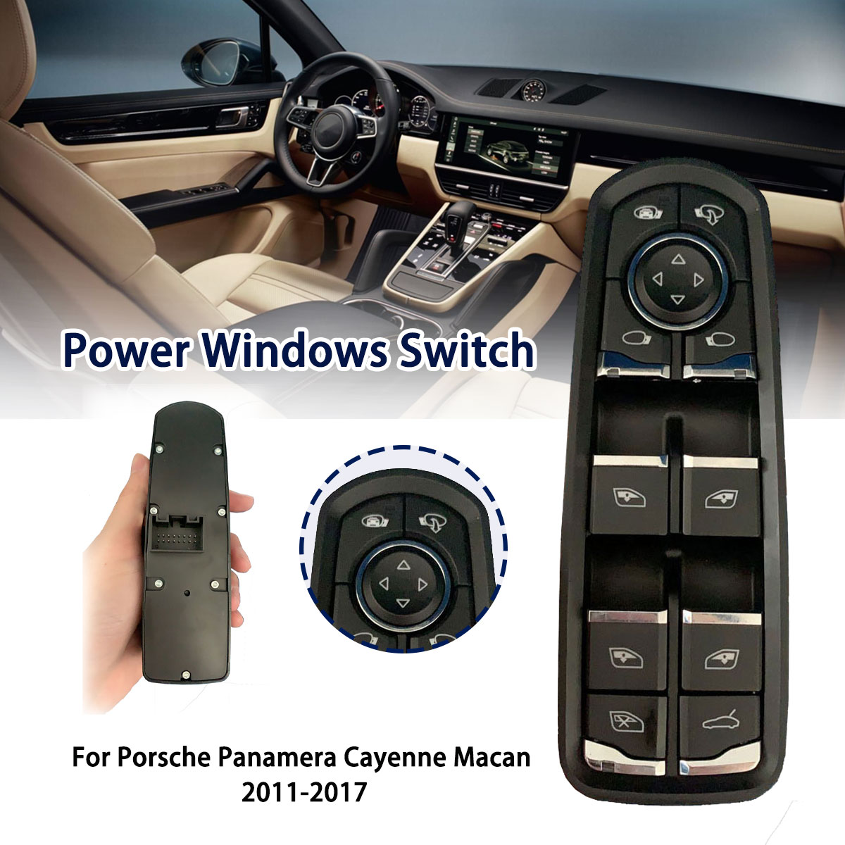 Car-Windows-Switch-For-Porsche-Panamera-Cayenne-Macan-2011-2017-7PP959858M-7PP959858A-7PP-959-858-A-1543152