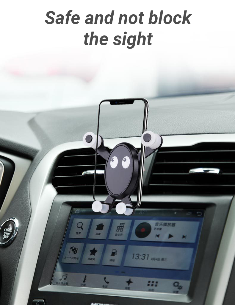 Cartoon-Buckle-Graverity-Automatic-Air-Vent-Car-Phone-Holder-ABS-Stand-Mounts-for-Iphone-X-1303539