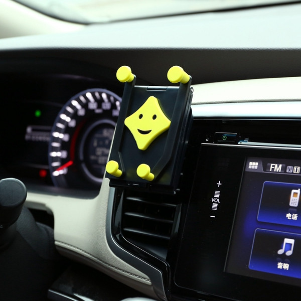 Cheshan-N07-Cute-Smile-Face-Multifunctional-Car-Vehicle-Foldable-Phone-Holder-for-iPhone-Xiaomi-1017441