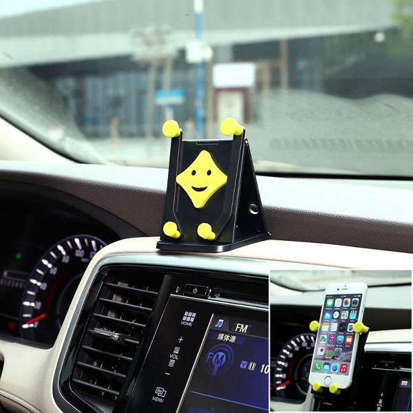 Cheshan-N07-Cute-Smile-Face-Multifunctional-Car-Vehicle-Foldable-Phone-Holder-for-iPhone-Xiaomi-1017441