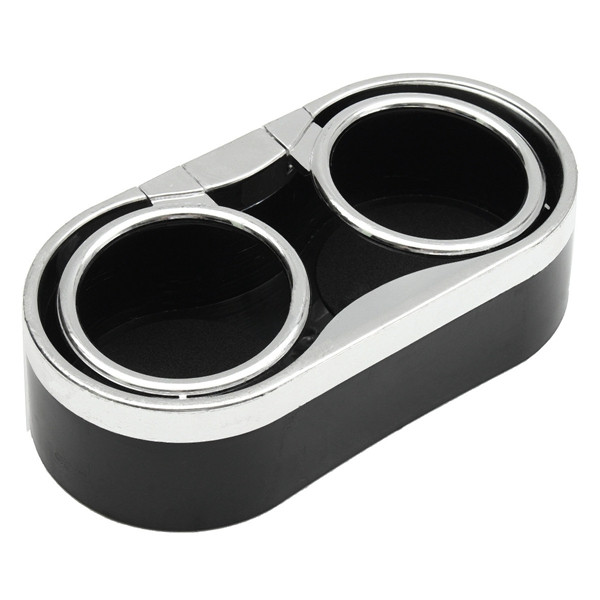 Double-Hole-Car-Drink-Bottle-Holder-Beverage-Cup-Mount-Stand-Plastic-1086176