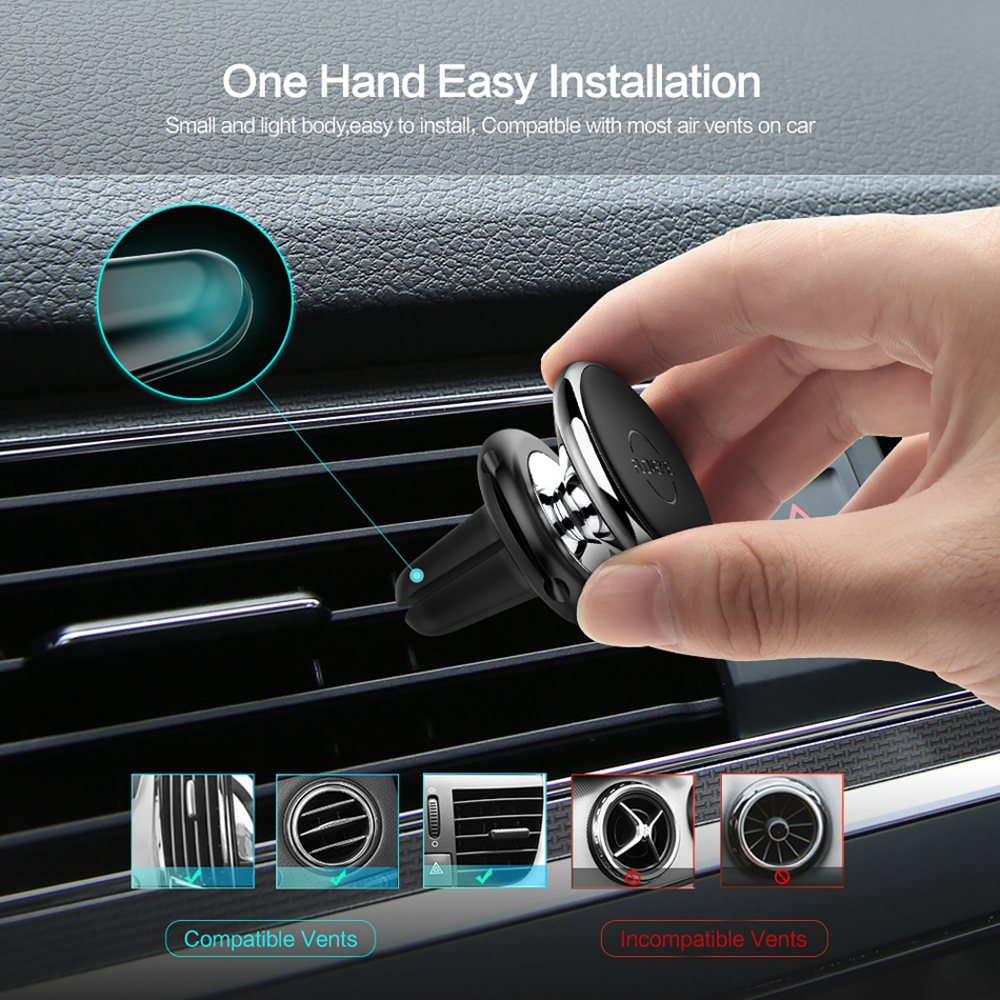 FLOVEME-Cable-Clip-Car-Air-Vent-Magnetic-Phone-Holder-Aluminium-Alloy-Mount-Stand-for-iPhone-XS-1354100