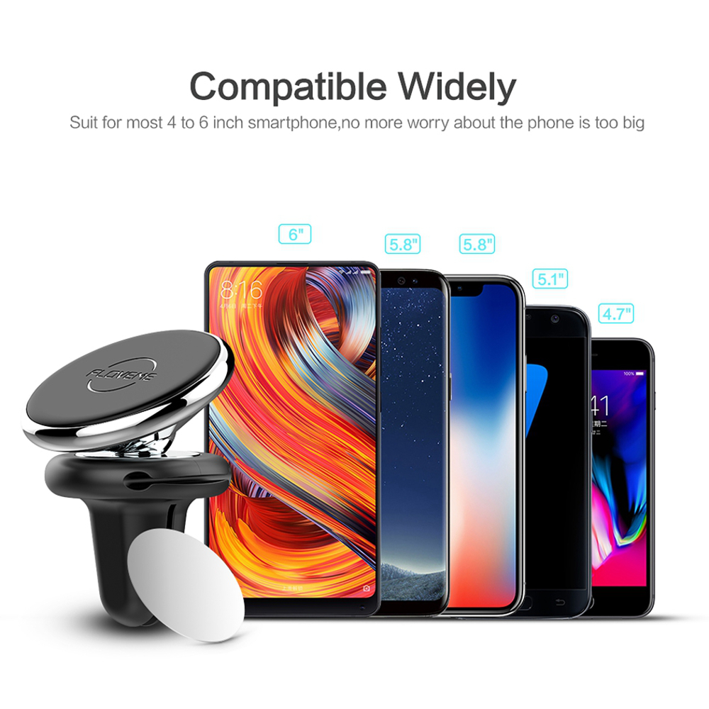 FLOVEME-Cable-Clip-Car-Air-Vent-Magnetic-Phone-Holder-Aluminium-Alloy-Mount-Stand-for-iPhone-XS-1354100