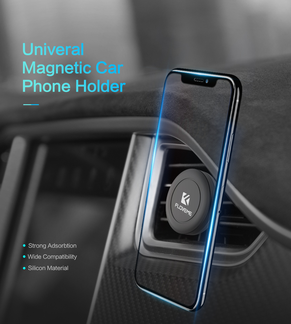 FLOVEME-Car-Air-Vent-Magnetic-Phone-Holder-Silicon-Multifunctional-Mount-Stand-for-iPhone-XS-1354805
