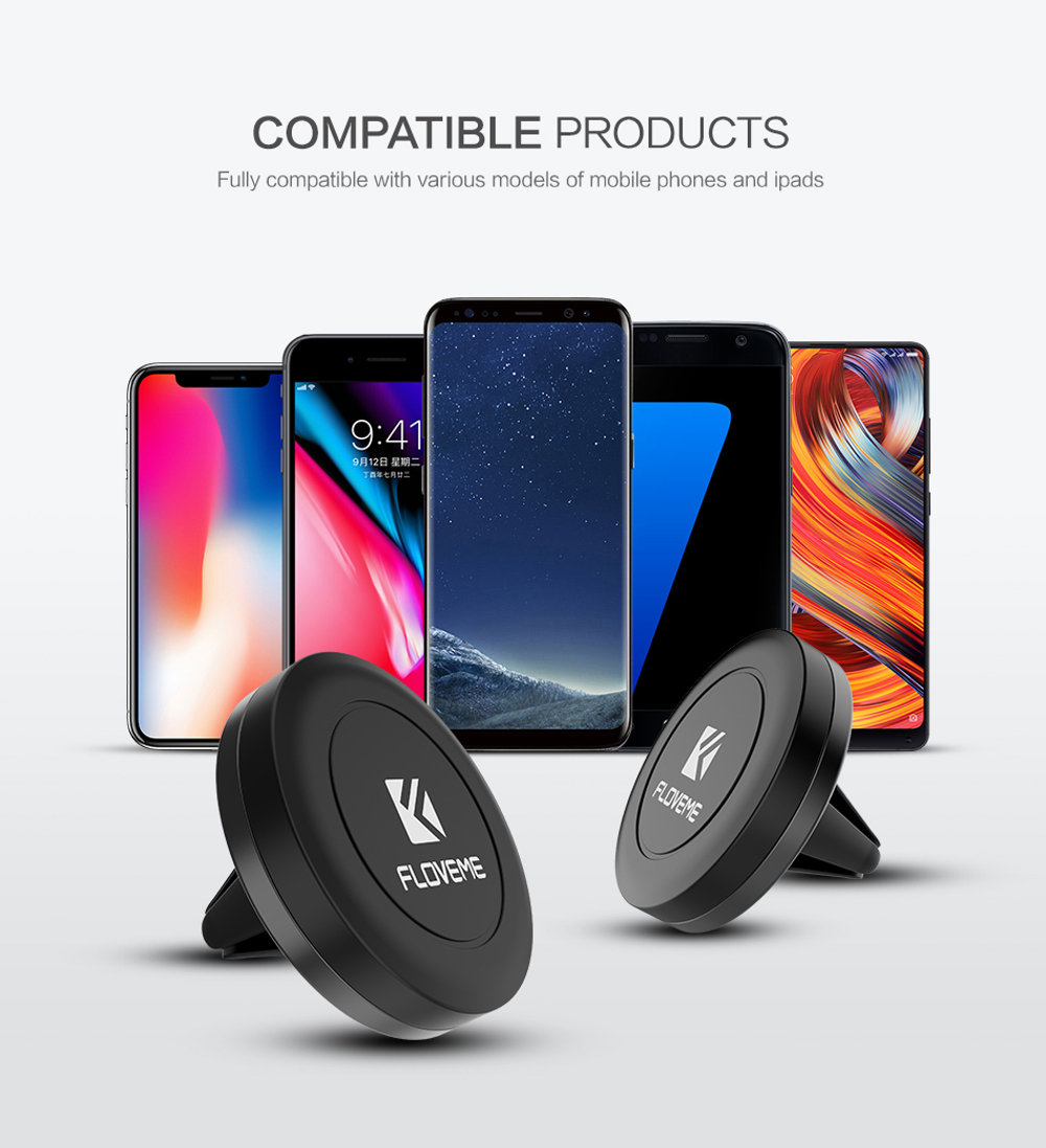 FLOVEME-Car-Air-Vent-Magnetic-Phone-Holder-Silicon-Multifunctional-Mount-Stand-for-iPhone-XS-1354805