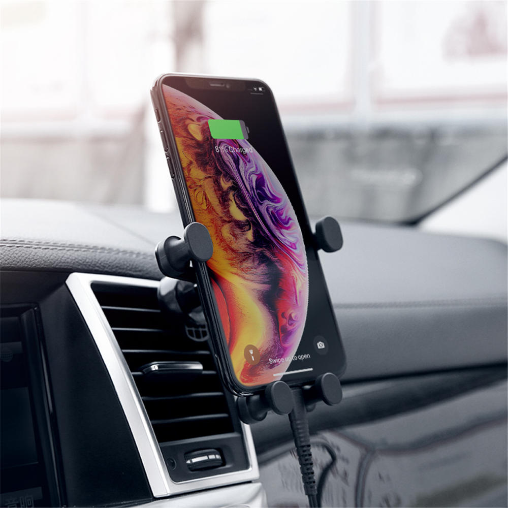 FLOVEME Car Phone Holder Air Vent Mount Gravity Auto Lock 360° Rotation for iPhone XS Max / Xiaomi