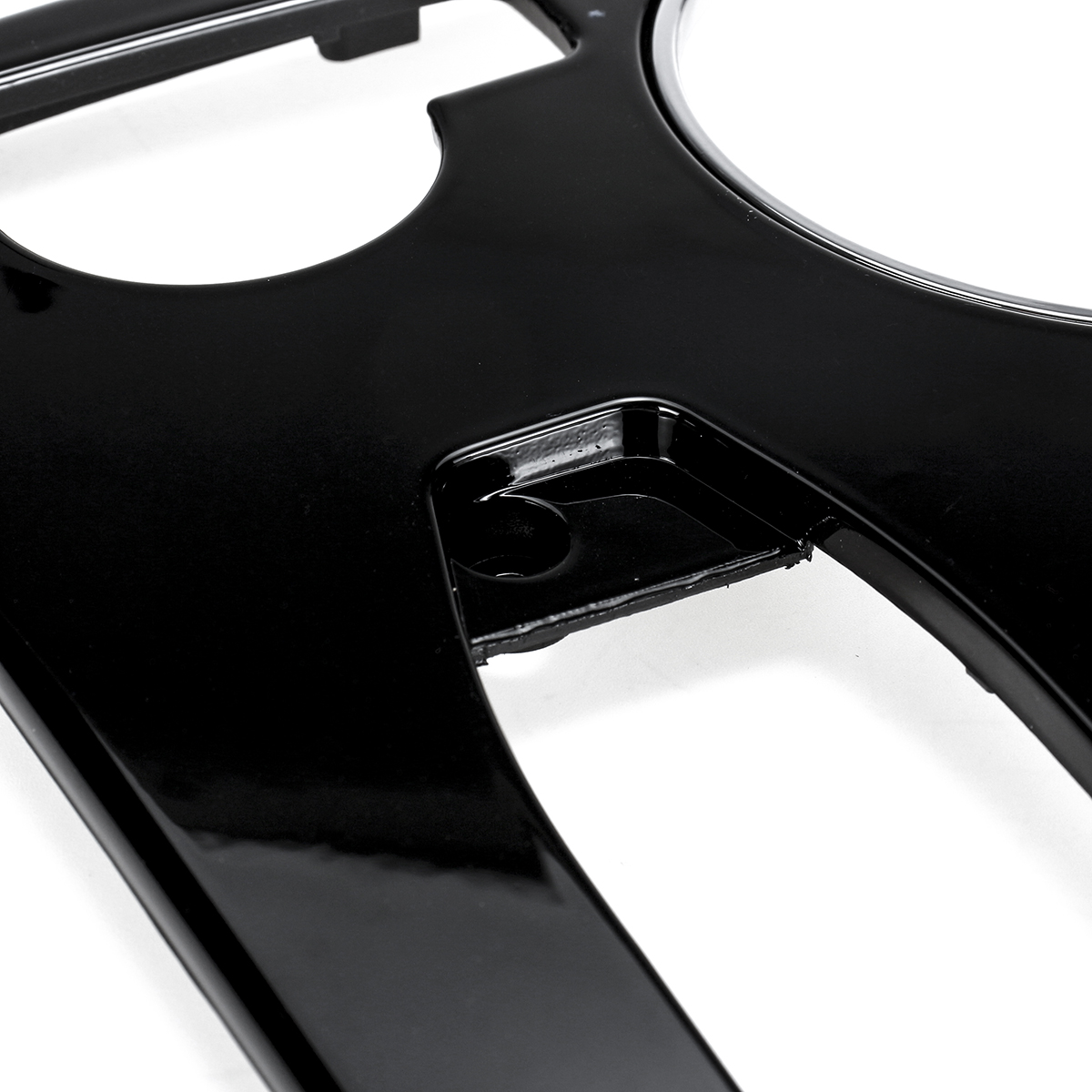 Glossy-Black-Console-Car-Cup-Holder-Trim-Cover-For-Mercedes-C-Class-W204-C300-1551175