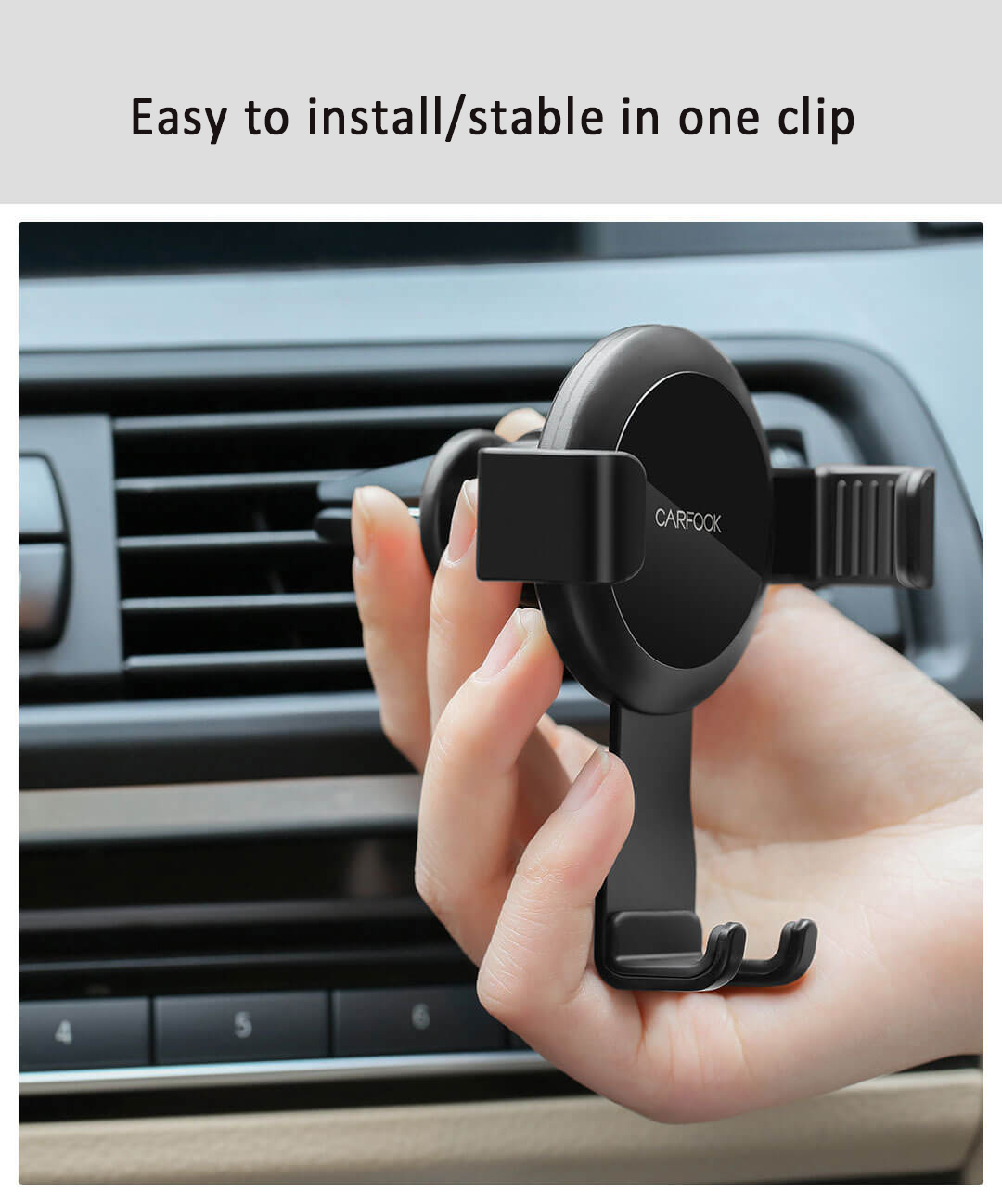 Gravity-Sensor-Automatic-Fixed-Bracket-Flexible-Universal-Car-Holder-One-Hand-Operation-For-47-65-In-1526035