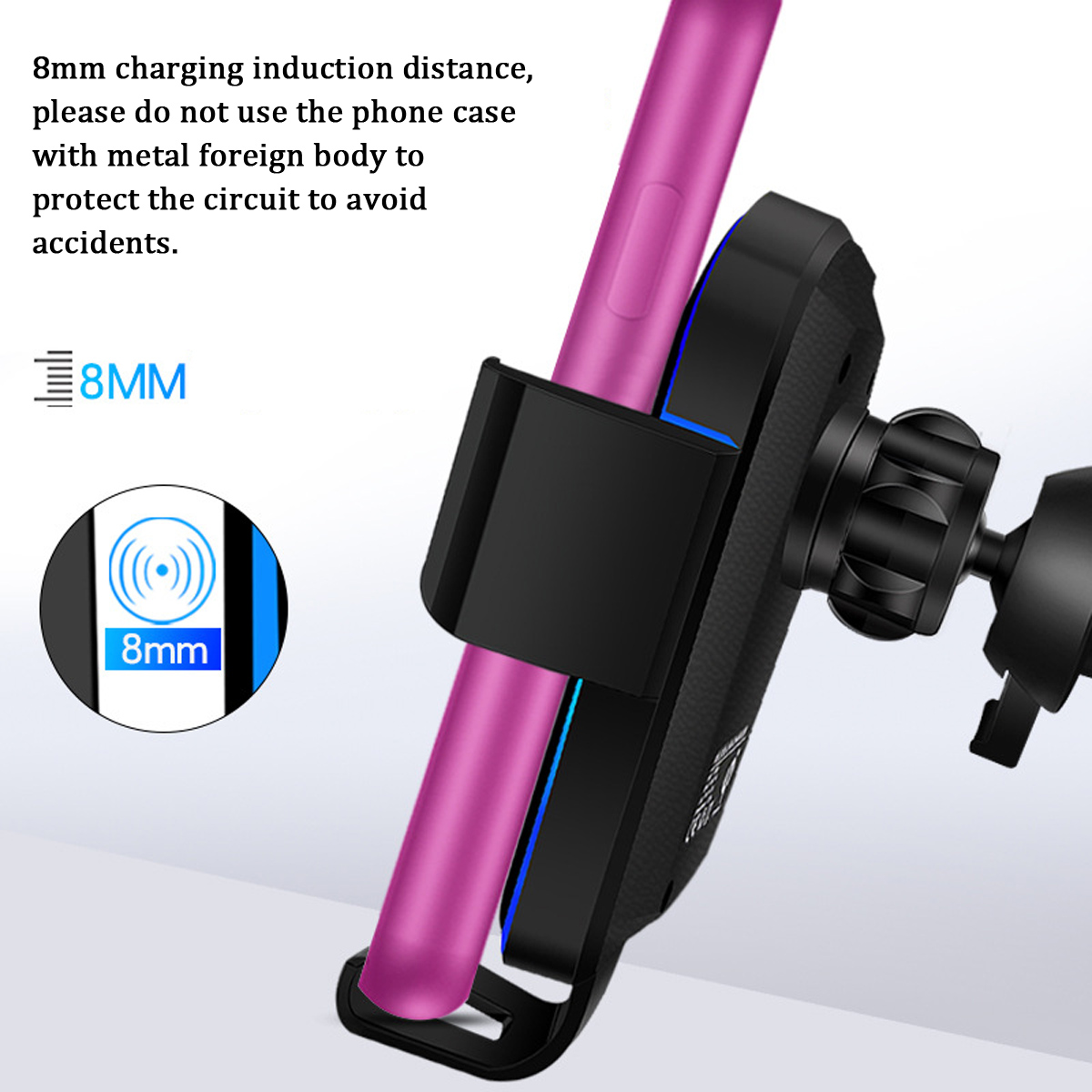 K81-Car-Charger-Wireless-Phone-Holder-LED-10W-Gravity-Induction-Air-Outlet-Clip-1594126