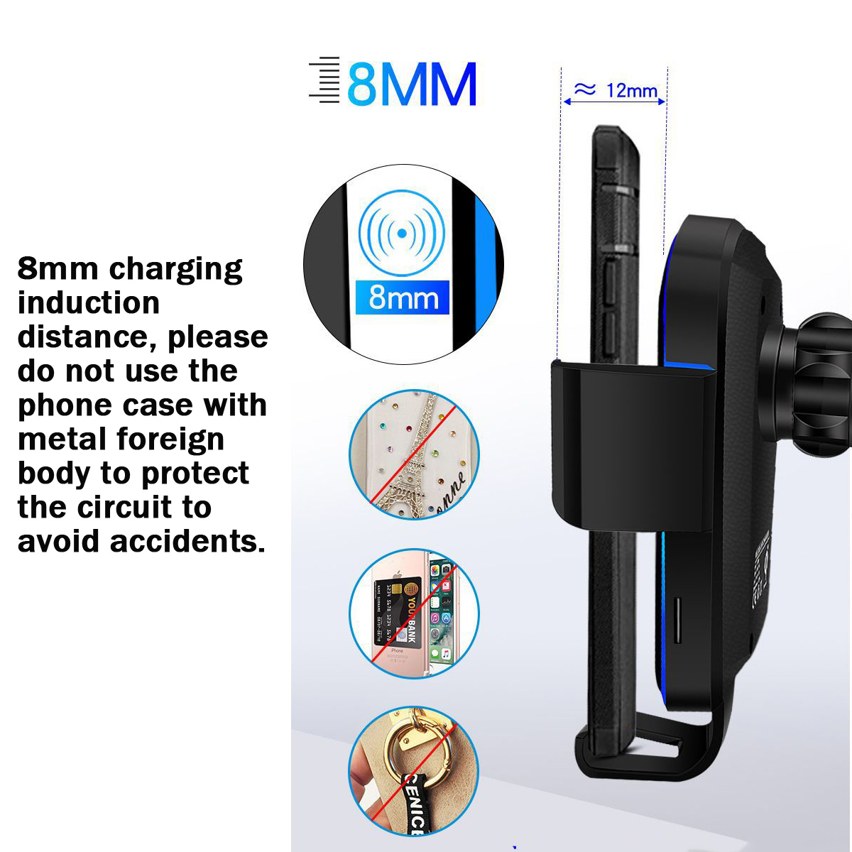 K81-Car-Charger-Wireless-Phone-Holder-LED-10W-Gravity-Induction-Air-Outlet-Clip-1594126