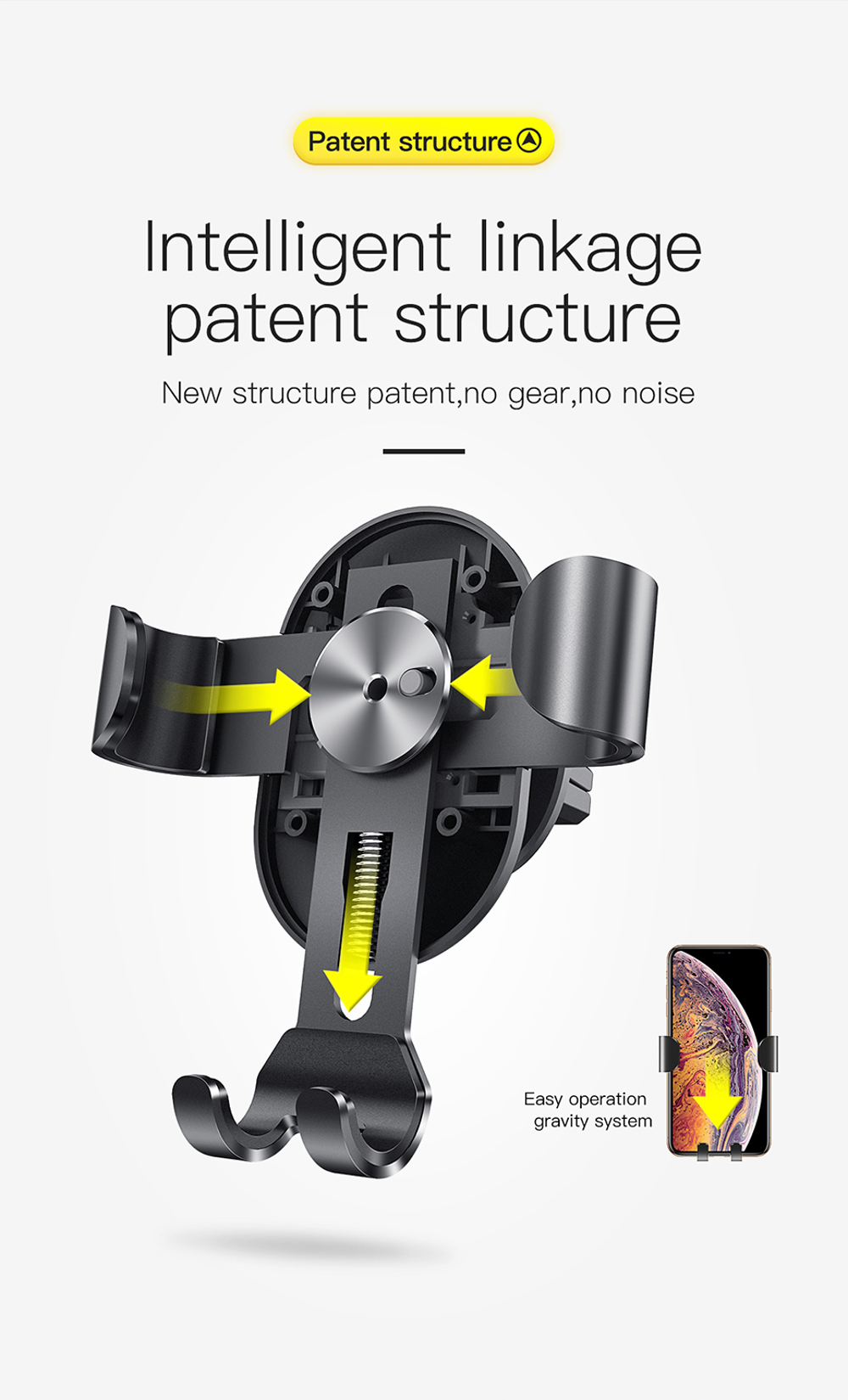 LEEIOO-Gravity-Linkage-Car-Air-Vent-Mount-Phone-Holder-Aluminum-Alloy-Bracket-for-iPhone-XS-XR-X-1410285