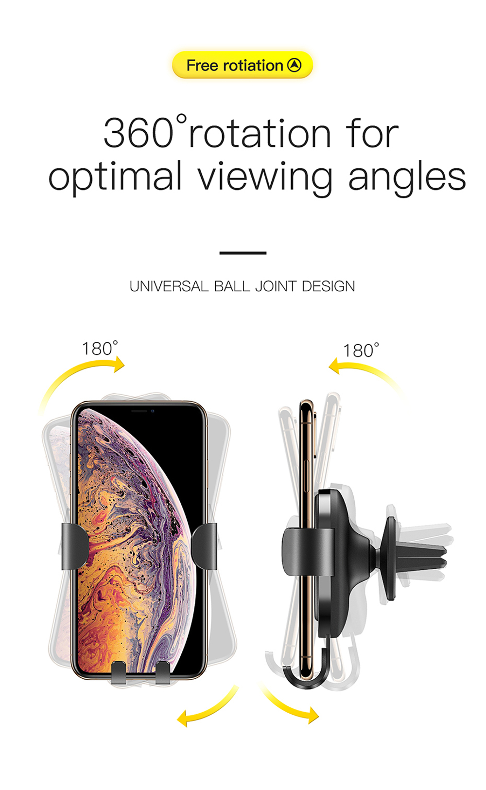 LEEIOO-Gravity-Linkage-Car-Air-Vent-Mount-Phone-Holder-Aluminum-Alloy-Bracket-for-iPhone-XS-XR-X-1410285