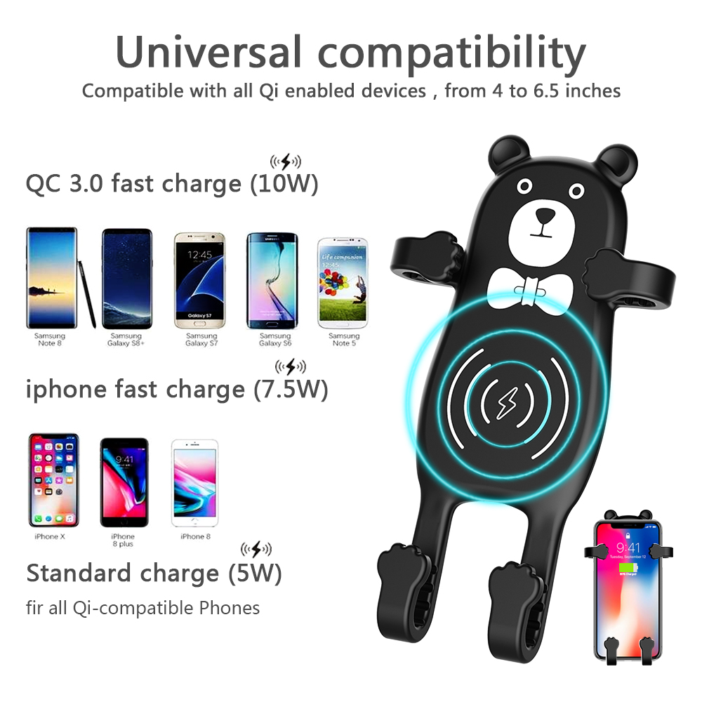 MANMOO-BEAR-X8-Car-QI-Air-Vent-Wireless-Phone-Charger-Holder-Silicon-Gel-Mount-for-iPhone-XS-1358640
