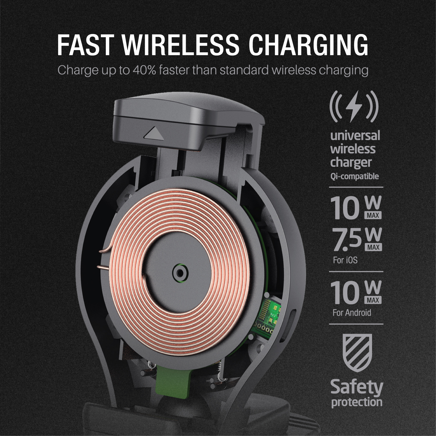 Mate2GO-H6-Pro-Car-Phone-Holder-Fast-Wireles-Charging-5V-1567171